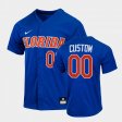 #00 Custom College Baseball Florida Gators 2022 Full-Button Men Royal Jersey 371635-399