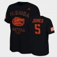#5 Emory Jones College Football University of Florida Veterans Day 2021 America Flag Men Black T-Shirt 729655-899