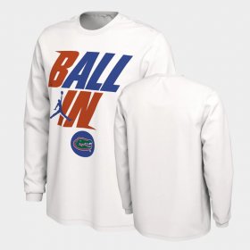 Ball In Bench UF Long Sleeve Men White T-Shirt 468362-951