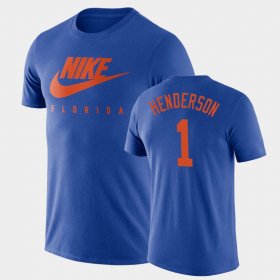 #1 CJ Henderson Spring Break Futura UF Essential Futura Men Royal T-Shirt 980412-502