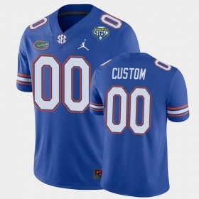 #00 Custom 2020 Cotton Bowl UF Game Mens Royal Jersey 491554-741