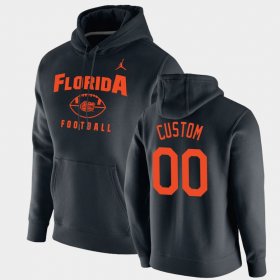 #00 Custom Oopty Oop University of Florida Football Pullover Mens Black Hoodie 679413-512