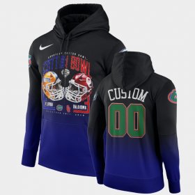#00 Custom 2020 Cotton Bowl Florida Matchup Extra Point Men Black Royal Hoodie 901156-231