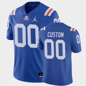 #00 Custom College Football Florida Gators Game Men Royal Jersey 249375-754