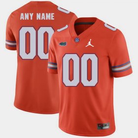 #00 Custom Jordan Brand Florida Gators Replica 2018 Game Men's Orange Jersey 570996-199