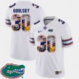 #30 DeAndre Goolsby Pictorial Fashion Florida Gators Football Men White Jersey 549978-414