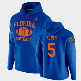 #5 Emory Jones Retro Football Florida Pullover Men Royal Hoodie 974782-881