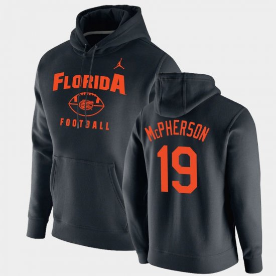 #19 Evan McPherson Oopty Oop UF Football Pullover Men\'s Black Hoodie 910721-568