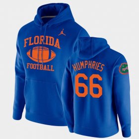 #66 Jaelin Humphries Retro Football Florida Pullover Men Royal Hoodie 192095-925