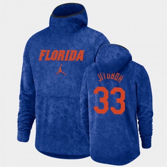 #33 Jason Jitoboh Basketball Spotlight Florida Pullover Team Logo Men\'s Royal Hoodie 341629-805