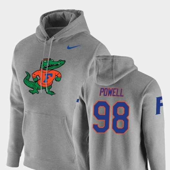 #98 Jorge Powell Vault Logo Club Florida Pullover Men\'s Heathered Gray Hoodie 899429-428