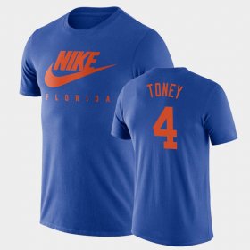 #4 Kadarius Toney Spring Break Futura UF Essential Futura Men Royal T-Shirt 875444-186