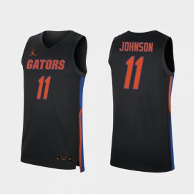 #11 Keyontae Johnson Replica Florida 2019-20 College Basketball Men's Black Jersey 583380-222