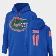 #11 Kyle Trask Champ Drive UF Football Performance Men Royal Hoodie 938533-939