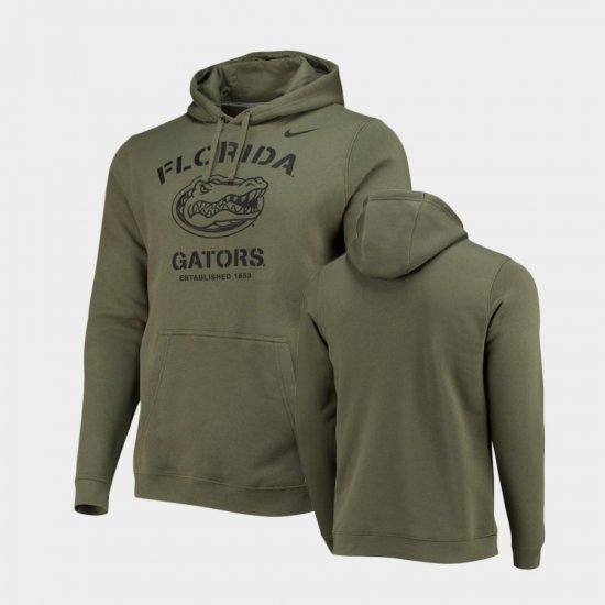 Stencil Arch Florida Gators Club Fleece Men\'s Olive Hoodie 684441-231
