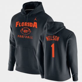 #1 Reggie Nelson Oopty Oop Florida Gators Football Pullover Mens Black Hoodie 143469-986