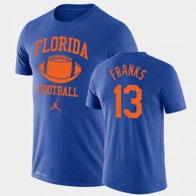 #13 Feleipe Franks Retro Football UF Lockup Legend Performance Men Royal T-Shirt 258663-423