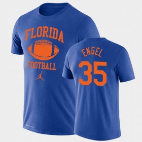 #35 Kyle Engel Retro Football Florida Gators Lockup Legend Performance Men Royal T-Shirt 407757-307