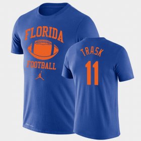 #11 Kyle Trask Retro Football UF Lockup Legend Performance Men's Royal T-Shirt 503414-478