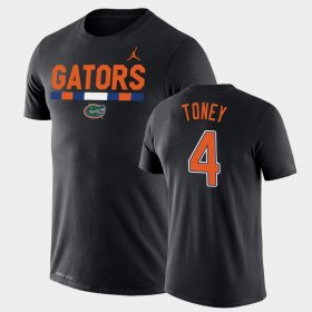 #4 Kadarius Toney Team DNA Florida Legend Performance Jordan Brand Mens Black T-Shirt 460327-964