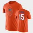 #15 Tim Tebow Football Icon University of Florida Legend Men Orange T-Shirt 269183-194