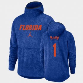 #1 Tre Mann Basketball Spotlight Florida Gators Pullover Team Logo Mens Royal Hoodie 659306-755