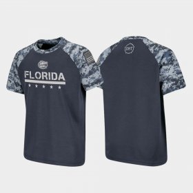 OHT Military Appreciation Florida Gators Raglan Digital Camo Youth Charcoal T-Shirt 595617-187