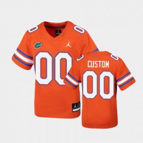 #00 Custom Untouchable Florida Football Youth Orange Jersey 946627-254
